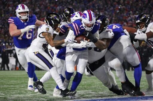 Allen outguns Jackson as Bills beat Ravens, Eagles sink Rams